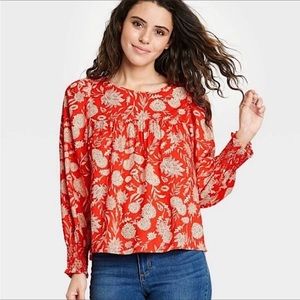 Universal Thread | Floral Puff Sleeve Top